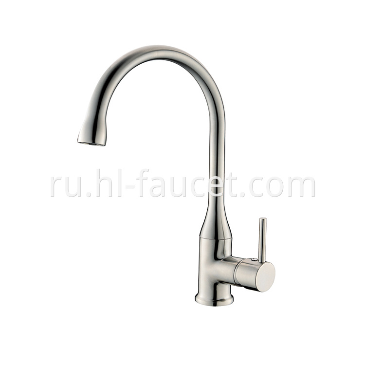 Silver Kitchen Tap